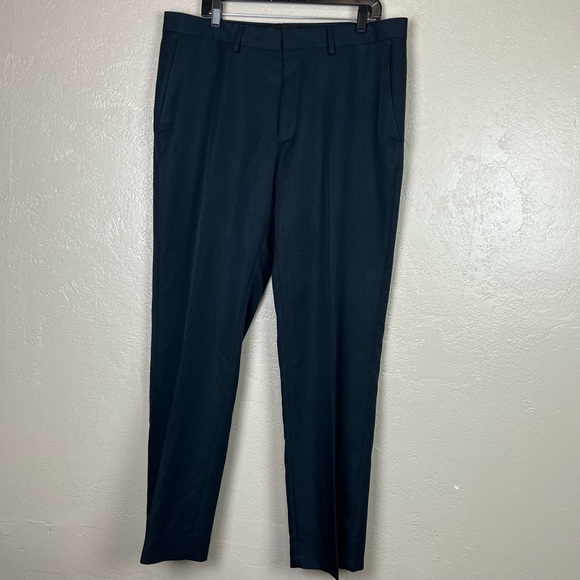 Haggar Other - 5/$30 Haggar clothing men tailored fit men‎ navy blue pants size 38X32